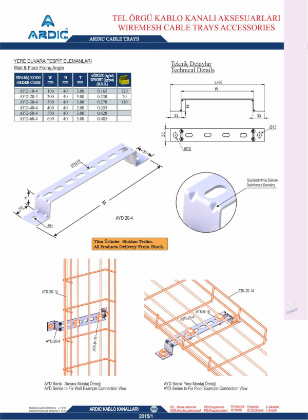 Fixing Element Sheet